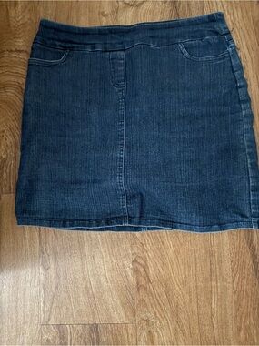 From slimsation Dark Blue Denim skort